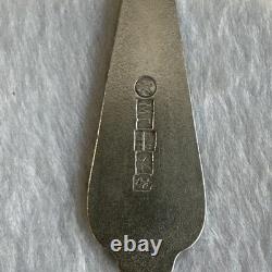 1757 Antique Russian Coin Spoon stamped 84 work master M. F. With other stamps