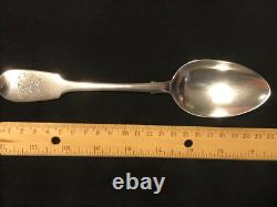 1855 Crown Monogram Rare Spoon Romanov Russian Imperial Silver 84 Antique Russia