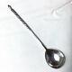 1887 Imperial Russian Solid Silver 84 Zol Picture Back & Twist Handle Spoon