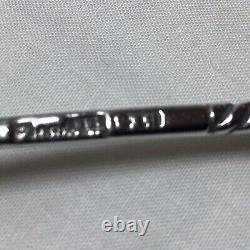 1887 Imperial Russian Solid Silver 84 Zol Picture Back & Twist Handle Spoon