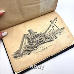 1888 Antique Imperial Russian Book Leather Hardcover Hops Cultivation Marked