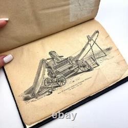 1888 Antique Imperial Russian Book Leather Hardcover Hops Cultivation Marked