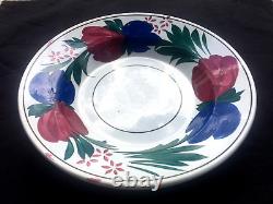 1890s Antique Imperial Russian Porcelain Plate painting flowers