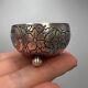 1891 Original Antique Imperial Silver 84 Engraved Caviar Bowl Salt Cellar 21.7gr