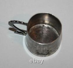 1894 Antique Imperial Russian Sterling Silver 84 Small Cup Mug Drink 31.2 gr