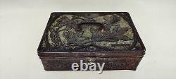 1896 Antique Russian Imperial Tsarist Tin Box Collectable Rare