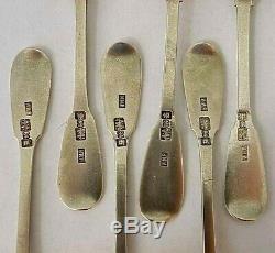 1898 year. RUSSIAN ROYAL IMPERIAL SOVIET 84 SOLID SILVER SPOON BOX KOVSH ORDER