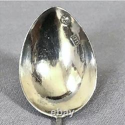 1899 Imperial Russian Solid Silver Rare ARROW Spoon, By Gedeon Naz, Bychkov