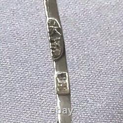 1899 Imperial Russian Solid Silver Rare ARROW Spoon, By Gedeon Naz, Bychkov