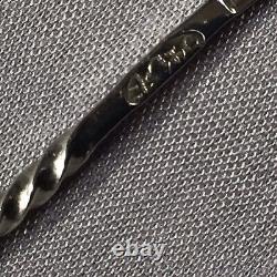 1899 Imperial Russian Solid Silver Rare ARROW Spoon, By Gedeon Naz, Bychkov