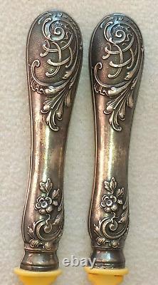 1900's ANTIQUE IMPERIAL RUSSIAN 900 SILVER 84 KOKOSHNIK MARK SERVING SPOON FORK