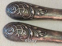 1900's ANTIQUE IMPERIAL RUSSIAN 900 SILVER 84 KOKOSHNIK MARK SERVING SPOON FORK