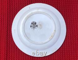1900s Antique Imperial Russian Kuznetsov Odessa Porcelain Plate with landscape