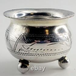 1904-1908 Kiev Imperial Russian Ukrainian Salt Cellar, 84 Kostroma