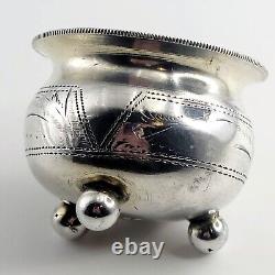 1904-1908 Kiev Imperial Russian Ukrainian Salt Cellar, 84 Kostroma