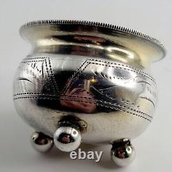 1904-1908 Kiev Imperial Russian Ukrainian Salt Cellar, 84 Kostroma