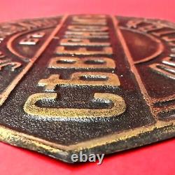 1905 Imperial Tsar Russia Insurance Plaque