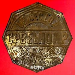 1905 Imperial Tsar Russia Insurance Plaque