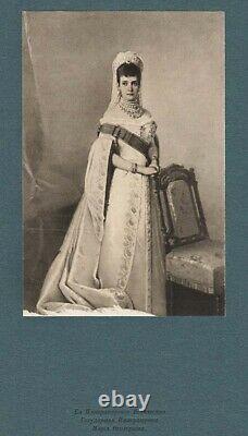 1913 RUSSIA Her Imperial Majesty Empress Maria Feodorovna DAGMAR Vintage POSTER