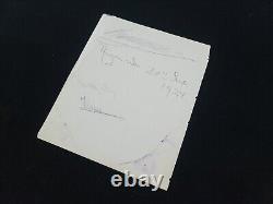 1924 Imperial Russian Royalty Signed Grand Duke Duchess Princess Royal Document