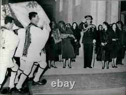 1957 Antique Press Photo Russian Royal Duchess Elena Vladimirovna Funeral Greece