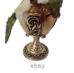 1978 Igor Carl Fabergé Imperial Russian Bouque Handmade gold 24K Stems flowers