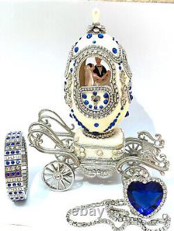 1991 Antique Imperial Russian Faberge egg LuxuryWeddingGift GranddaugherGift