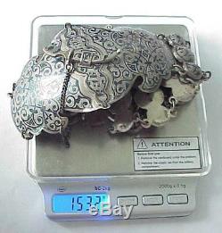 19c. RUSSIAN IMPERIAL 84 SILVER ENAMEL BELT ROYAL ANTIQUE ART KUBACHI STERLING