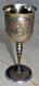 19c RUSSIAN IMPERIAL CUP MEDAL GLASS CHALICE KOVSH GOBLET EGG GOLD SILVER BOWL