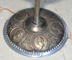 19c RUSSIAN IMPERIAL CUP MEDAL GLASS CHALICE KOVSH GOBLET EGG GOLD SILVER BOWL