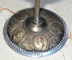 19c RUSSIAN IMPERIAL CUP MEDAL GLASS CHALICE KOVSH GOBLET EGG GOLD SILVER BOWL
