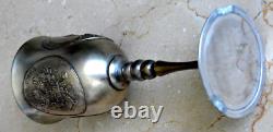 19c RUSSIAN IMPERIAL CUP MEDAL GLASS CHALICE KOVSH GOBLET EGG GOLD SILVER BOWL
