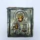 19th Antique Imperial Russian antique small pocket Silver 84 Icon