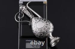 19th C Imperial Russian Niello Silver 84 Kavkaz Caucasus Perfume Scent Bottle