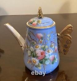 19th Century Antique Russian Imperial Or European Hand Painted Porcelain Set