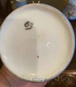 19th Century Antique Russian Imperial Or European Hand Painted Porcelain Set