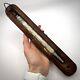 19th Huge Antique Imperial Wall Wooden Glass Old Thermometer Soviet Vintage USSR