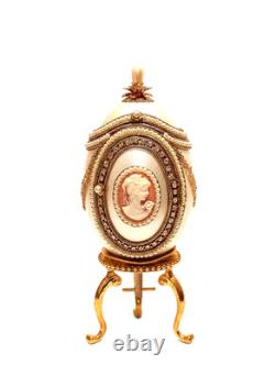 2005 Antique Imperial Russian Faberge egg Music box 35th Birthday Fabergé egg 2005 Antique Imperial Russian Faberge egg Music box 35th Birthday Fabergé egg