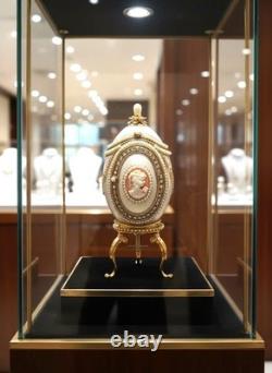 2005 Antique Imperial Russian Faberge egg Music box 35th Birthday Fabergé egg 2005 Antique Imperial Russian Faberge egg Music box 35th Birthday Fabergé egg