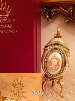 2005 Antique Imperial Russian Faberge egg Music box 35th Birthday Fabergé egg 2005 Antique Imperial Russian Faberge egg Music box 35th Birthday Fabergé egg