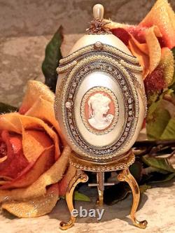 2005 Antique Imperial Russian Faberge egg Music box 35th Birthday Fabergé egg 2005 Antique Imperial Russian Faberge egg Music box 35th Birthday Fabergé egg