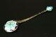 20.4 gr. Antique IMPERIAL RUSSIAN 84 SILVER CHAMPLEVE ENAMEL TEASPOON