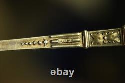 20.4 gr. Antique IMPERIAL RUSSIAN 84 SILVER CHAMPLEVE ENAMEL TEASPOON