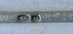 2 Antique Imperial Russian Niello Silver 84 Spoons With Hand Engraving KAVKAZ