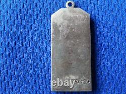 #2 Russian Imperial Epaulet Pendant Military Badge Russia Sterling Silver 84