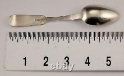 4 Original Monogram Spoon Russian Imperial Silver 84 Antique Set Sterling Russia