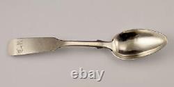 4 Original Monogram Spoon Russian Imperial Silver 84 Antique Set Sterling Russia
