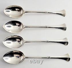 4x IMPERIAL RUSSIAN TEASPOONS SOLID SILVER 84 SPOON SET MOSCOW GRIGORY SPITNEV