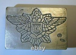 84 Silver Imperial All- Russian Amateur Flying Club Match Box