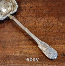 ANTIQUE 1832 RUSSIAN Imperial SILVER 84 TEA STRAINER/SUGAR SPOON Moscow AA